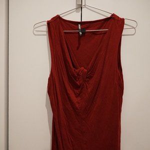 Banana Republic Deep Red Knit Shell